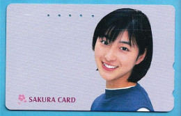 Japan Telefonkarte Japon Télécarte Phonecard -  Girl Frau Women Femme - Personnages