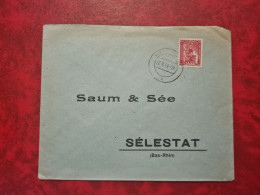 Lettre / Carte   1949  LETTRE SAARBRUCKEN   TIMBRE SAAR - Altri & Non Classificati