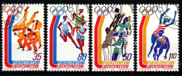 1976 - Liechtenstein 592/95 Olimpiadi Di Montreal   +++++++++ - Usados
