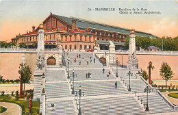 13 -  MARSEILLE -  ESCALIER DE LA GARE - Station Area, Belle De Mai, Plombières