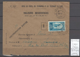 Maroc - Lettre  Recommandée Bureau De Martimprey - 1929 - Airmail
