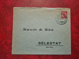 Lettre / Carte   1949  LETTRE SAARLOUIS    TIMBRE SAAR - Altri & Non Classificati