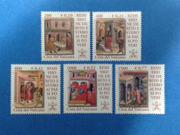 2001 Vaticano Francobolli Nuovi Mnh** Remissione Debito Estero Ai Paesi Poveri Opere Di Misericordia Corporale - Ungebraucht