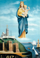 13 MARSEILLE  NOTRE DAME  - Notre-Dame De La Garde, Lift En De Heilige Maagd