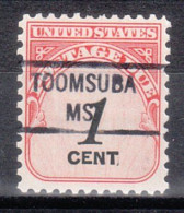 USA Precancel Vorausentwertungen Preo Locals Mississippi, Toomsuba 841 - Preobliterati