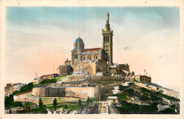 13 MARSEILLE Notre Dame  - Notre-Dame De La Garde, Aufzug Und Marienfigur