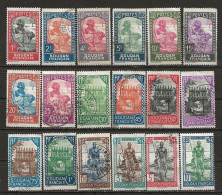 Soudan Français N° 60, 61, 62, 63, 65, 66, 67, 68, 71, 72, 74, 75, 78, 82, 85, 86 & 87 (1931) - Used Stamps