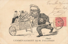 L'EMMENAGEMENT DE M. FALLEIRES - Satirische