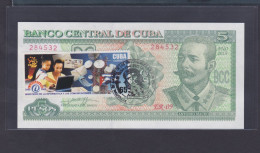 CUBA 5 PESOS 2019 SC/UNC CANCELADO CONMEMORATIVO EN HOMENAJE AL MINISTERIO DE LA INFORMÁTICA - Kuba