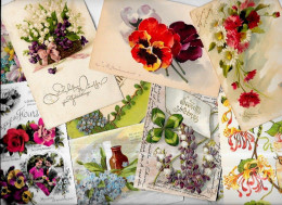 Lot 1307 De 10 CPA Fleurs Dont KLEIN Déstockage Pour Revendeurs Ou Collectionneurs - 5 - 99 Postcards
