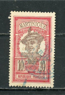 MARTINIQUE - SERIE COURANTE - N° Yvert  65 Obli. CàD BLEU - Used Stamps