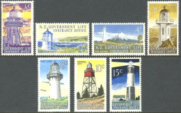 NEW ZEALAND 1969-76 LIFE SERVICE OFFICIALS, LIGHTHOUSES** - Phares