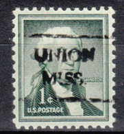 USA Precancel Vorausentwertungen Preo Locals Mississippi, Union 716 - Preobliterati
