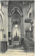 CPA MOUCHY ( Oise ) - L'Eglise - Intérieur - Ed. LL N°33 - Année 1918 - Andere & Zonder Classificatie