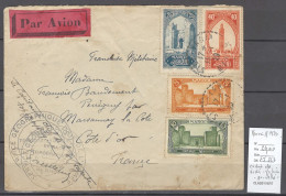 Maroc - Lettre - 1929 - Cachet Pointillé De SIDI YAHIA - Luchtpost