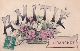 AMITIE DE RANCHOT       + CACHET AMBULANT   DIJON A BELFORT - Other & Unclassified