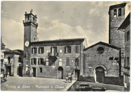 CPSM TORRITA DI SIENA - Municipio E Chiesa - Ed. F. Pontani N°49599 - Siena