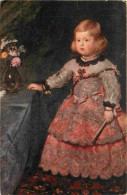 Art - Peinture Histoire - Velasquez - L'Infante Marguerite-Thérèse - Portrait - CPSM Format CPA - Voir Scans Recto-Verso - Storia