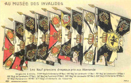 Reproduction CPA - Militaria - Patriotiques - Au Musée Des Invalides - Les Neufs Premiers Drapeaux Pris Aux Allemands -  - Patriotic