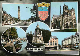 80 - Amiens - Multivues - Blasons - Automobiles - Carte Neuve - CPM - Voir Scans Recto-Verso - Amiens
