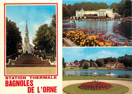 61 - Bagnoles De L'Orne - Multivues - Fleurs - CPM - Voir Scans Recto-Verso - Bagnoles De L'Orne