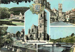 58 - Clamecy - Multivues - Blasons - Flamme Postale - CPM - Voir Scans Recto-Verso - Clamecy