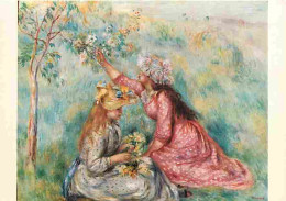 Art - Peinture - Pierre-Auguste Renoir - Jeunes Filles Cueillant Des Fleurs - GIrIs Picking Flowers - Carte Neuve - CPM  - Peintures & Tableaux