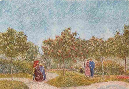 Art - Peinture - Vincent Van Gogh - Parc à Asnières - CPM - Voir Scans Recto-Verso - Peintures & Tableaux