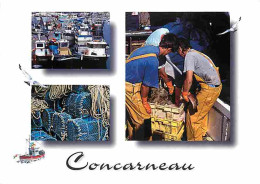 29 - Concarneau - Multivues - Bateaux - Pecheurs - Voir Scans Recto Verso  - Concarneau