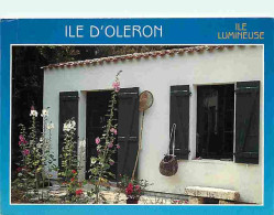 17 - Ile D'Oléron - Maison Typique Oléronaise - Fleurs - Flamme Postale De Saint Denis D'Oléron - CPM - Voir Scans Recto - Ile D'Oléron