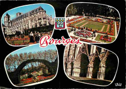 18 - Bourges - Multivues - Blasons - CPM - Voir Scans Recto-Verso - Bourges