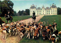 Animaux - Chiens - Chasse à Coure - Chevaux - Château De Cheverny - CPM - Voir Scans Recto-Verso - Chiens