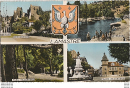 07) LAMASTRE (ARDECHE) CENTRE TOURISTIQUE - RETOURTOUR - PARC ET PLACE SEIGNOBOS - LA PLAGE - ( 1962 - 2 SCANS ) - Lamastre