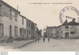 X5-44) LA REMAUDIERE - PLACE DE L' EGLISE  , GRANDE RUE  - ( ANIMATION - HABITANS )  - Autres & Non Classés