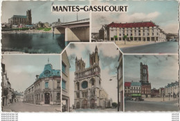 78)  MANTES - GASSICOURT - DIVERS ASPECTS -  ( 2 SCANS) - Mantes La Ville