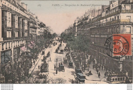 W14-75) PARIS - PERSPECTIVE DU BOULEVARD MONTMARTRE - ( ANIMATION )  - District 02