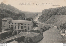 W15-03) MAZIRAT (ALLIER) BARRAGE SUR LE CHER - VUE GENERALE  - ( 2 SCANS ) - Autres & Non Classés