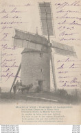 W16- GASCOGNE - LANGUEDOC - MOULIN A VENT - ( ANIMATION  - POEME  - OBLITERATION DE 1903 - 2 SCANS ) - Windmühlen