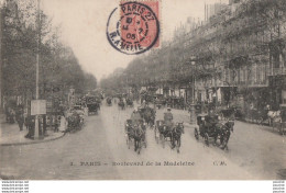 W18-75) PARIS - BOULEVARD DE LA MADELEINE - Arrondissement: 08