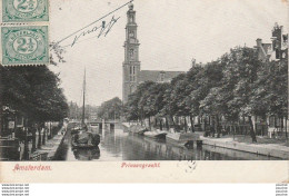 W20- AMSTERDAM - PRINSCHTENGRA  - ( OBLITERATION DE 1907 - 2 SCANS ) - Amsterdam
