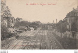 W23-90) BELFORT - LA GARE LES VOIES  - ( 2 SCANS ) - Belfort - City