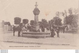 W22-02) NEUILLY SAINT FRONT (AISNE) FONTAINE DU MONT - ( ANIMEE -  HABITANTS - VILLAGEOIS - CHEVAUX - ATTELAGE -CAFE ) - Other & Unclassified