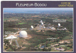 CPSM DE PLEUMEUR BODOU LA STATION SPACIALE - Pleumeur-Bodou