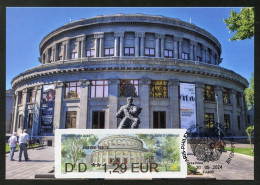 FRANCE (2024) Carte Maximum Card ATM LISA - PARIS PHILEX - Republique D'Armenie, Aram Kachaturian, Theatre Opera Yerevan - 2020-…