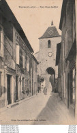 W25-47) DURAS (LOT ET GARONNE) RUE CESAR JAUFFRET - ( ANIMEE - HABITANTS - 2 SCANS ) - Other & Unclassified