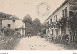 47) GAVAUDUN (LOT ET GARONNE) AVENUE DE LACAPELLE BIRON - ( ANIMEE  - HABITANTS ) - Autres & Non Classés