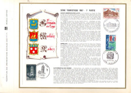 DOCUMENT FDC 1967 SERIE TOURISTIQUE - 1960-1969