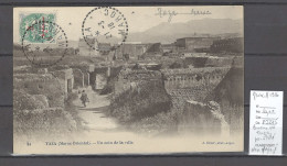 Maroc - CP - Bureau De TAZA - Cachet Pointillé 1916 - Covers & Documents