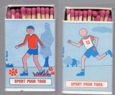 2 Boites D'Allumettes - SPORT POUR TOUS - Journée Nationale De La Course à Pied Et De La Marche - Matchboxes