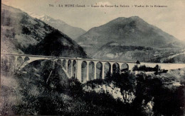 LA MURE     ( ISERE )  LIGNE DE CORPS- LA SALETTE  . VIADUC - La Mure